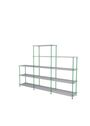 Montana - Shelving system - Montana Free 342000 - Frame: Parsley - 167 Ruby