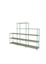 Montana - Shelving system - Montana Free 342000 - Frame: Parsley - 167 Ruby