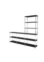 Montana - Shelving system - Montana Free 522000 - Frame: 44C Chrome - 167 Ruby