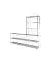 Montana - Shelving system - Montana Free 522000 - Frame: 44C Chrome - 167 Ruby