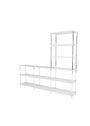 Montana - Shelving system - Montana Free 522000 - Frame: 44C Chrome - 167 Ruby