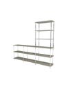 Montana - Shelving system - Montana Free 522000 - Frame: 44C Chrome - 167 Ruby