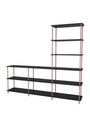 Montana - Shelving system - Montana Free 522000 - Frame: Masala - 167-Ruby