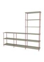 Montana - Shelving system - Montana Free 522000 - Frame: Masala - 167-Ruby