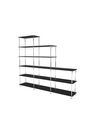 Montana - Shelving system - Montana Free 542000 - Frame: 44C Chrome - 167 Ruby