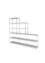 Montana - Shelving system - Montana Free 542000 - Frame: 44C Chrome - 167 Ruby