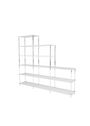 Montana - Shelving system - Montana Free 542000 - Frame: 44C Chrome - 167 Ruby