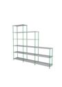 Montana - Shelving system - Montana Free 542000 - Frame: Parsley - 167 Ruby