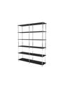 Montana - Shelving system - Montana Free 550000 - Frame: 44C Chrome - 167 Ruby