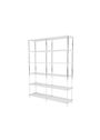 Montana - Shelving system - Montana Free 550000 - Frame: 44C Chrome - 167 Ruby