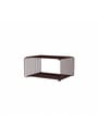 Montana - Shelving system - Panton Wire Half Height - Black - D25.7