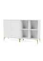 Montana - Credenza - PAIR - With brass legs - White
