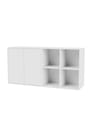 Montana - Crédence - PAIR - Wall mounting - White