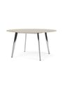 Montana - Ruokapöytä - JW Table JW140 - Solid Oak / Polished Aluminium