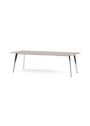 Montana - Jídelní stůl - JW Table JW2410 - Solid Oak / Polished Aluminium
