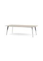 Montana - Jedálenský stôl - JW Table JW2412 - Solid Oak / Polished Aluminium