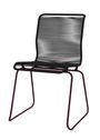 Montana - Dining chair - Panton One Dining Chair / Black-Red - Duke