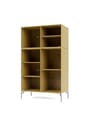 Montana - Display cabinet - Ripple III - With Chrome Legs - Acacia