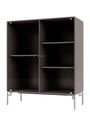 Montana - Display cabinet - Ripple II - With Chrome Legs - Acacia