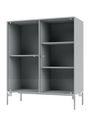 Montana - Display cabinet - Ripple II - With Chrome Legs - Acacia