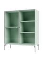 Montana - Display cabinet - Ripple II - With Chrome Legs - Acacia