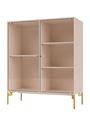 Montana - Display cabinet - Ripple II - With Brass Legs - Acacia