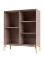 Montana - Display cabinet - Ripple II - With Brass Legs - Acacia