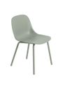 Muuto - Chaise de jardin - Fiber Outdoor Side Chair - Anthracite Black