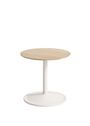 Muuto - Sidebord - Soft Side Table - Off-White Linoleum / Off-White