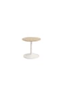 Muuto - Mesa de cabeceira - Soft Side Table - Off-White Linoleum / Off-White