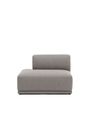 Muuto - Couch - Connect Soft Modular - Modules - Left Armrest (A) - Re-wool 128