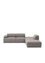 Muuto - Sohva - Connect Soft Modular Sofa - Corner - Configuration 1 - Re-wool 128