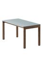 Muuto - Mesa de centro - Couple Coffee Table - 1 Plain – Pale Blue/Oak