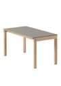 Muuto - Mesa de centro - Couple Coffee Table - 1 Plain – Pale Blue/Oak