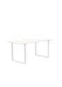 Muuto - Dining Table - 70/70 Table - White Laminate / Black