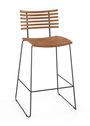 Naver Collection - Bar stool - Leopard Barstool / GM 4167 by Henrik Lehm - Oiled elm / Stainless steel