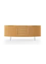 Naver Collection - Credenza - Oval sideboard / AK1300 by Nissen & Gehl - Oiled walnut