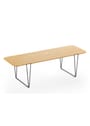 Naver Collection - Coffee Table - Coffee Table / AK825 & AK830 by Nissen & Gehl - Oiled Oak / Stainless steel