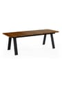 Naver Collection - Mesa de comedor - Chess Solid Table Inkl. 1 Butterfly extension leaf / GM 3420 by Nissen & Gehl - Oiled Oak / Black powder coated steel