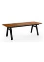 Naver Collection - Matbord - Chess Solid Table Inkl. 1 Butterfly extension leaf / GM 3420 by Nissen & Gehl - Oiled Oak / Black powder coated steel