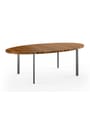 Naver Collection - Dining Table - Extension Oval Table / GM 2142 & 2152 by Nissen & Gehl - GM 2142 Oiled Oak / Stainless steel
