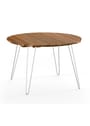Naver Collection - Matbord - Round Table / GM6600 by Nissen & Gehl - Oiled Oak / Stainless steel