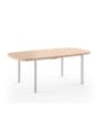 Naver Collection - Dining Table - GM2122 Super Ellipse by Nissen & Gehl - Oiled Oak / Stainless steel