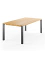 Naver Collection - Mesa de comedor - GM 2100 Table by Nissen & Gehl - Oiled Oak / Stainless steel