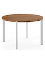 Naver Collection - Dining Table - Round Table / GM 2180 by Nissen & Gehl - Oiled Oak / Stainless steel