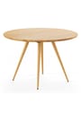 Naver Collection - Spisebord - Round Table / GM3970 & GM3980 by Nissen & Gehl - Oiled Oak with steel base