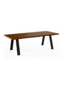 Naver Collection - Dining Table - Plank Table / GM 3200 by Nissen & Gehl - Oiled Oak / Black powder coated steel