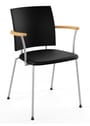 Naver Collection - Sedia da pranzo - Panther Chair / GM 4115 by Henrik Lehm - Oiled Oak / Naver Select Cognac Leather / Stainless steel