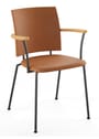 Naver Collection - Jídelní židle - Panther Chair / GM 4115 by Henrik Lehm - Oiled Oak / Naver Select Cognac Leather / Stainless steel