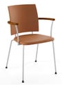 Naver Collection - Esstischstuhl - Panther Chair / GM 4115 by Henrik Lehm - Oiled Oak / Naver Select Cognac Leather / Stainless steel